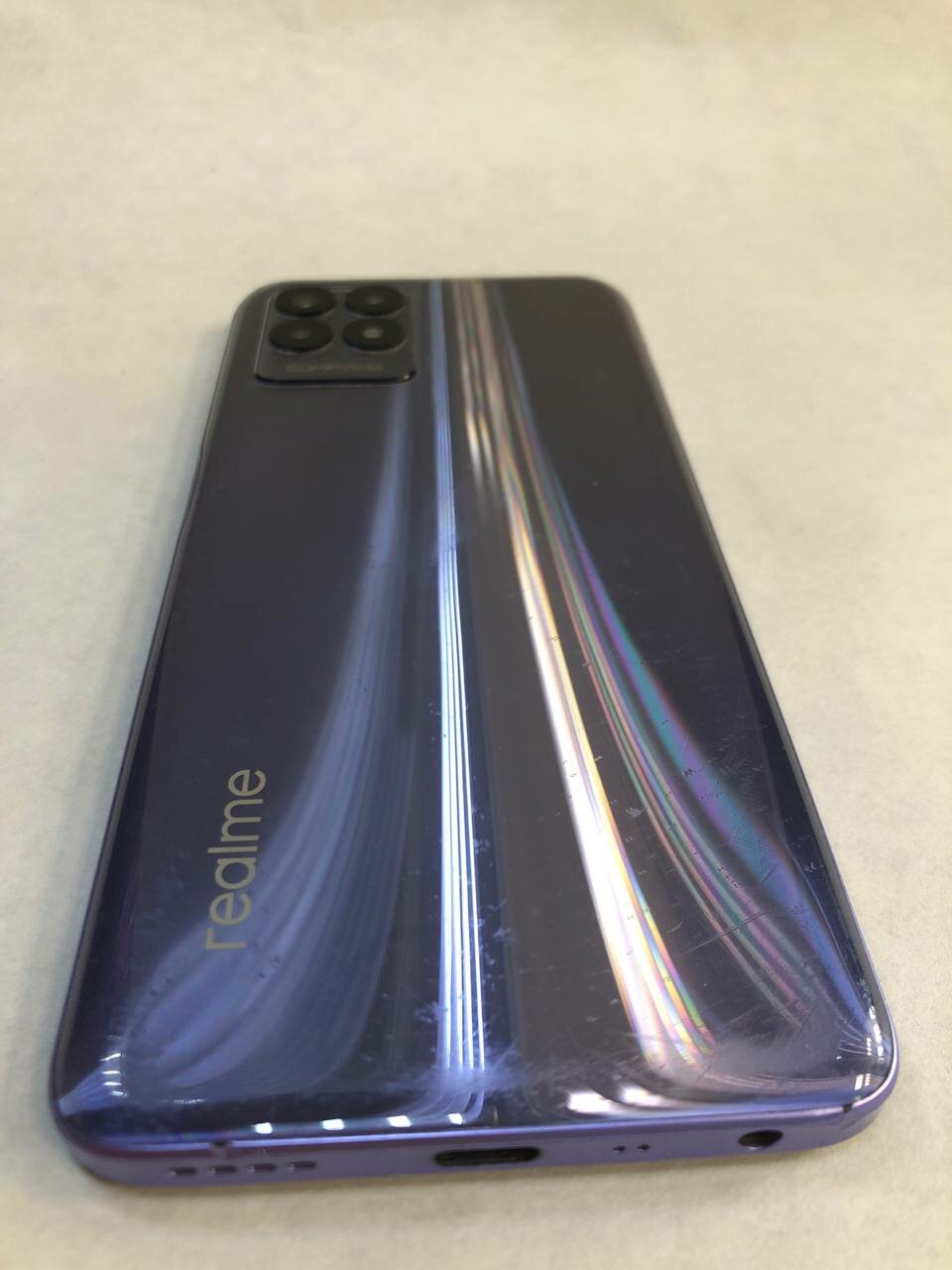 Смартфон realme 8i 4/64 ГБ RU, Dual nano SIM, космический фиолетовый