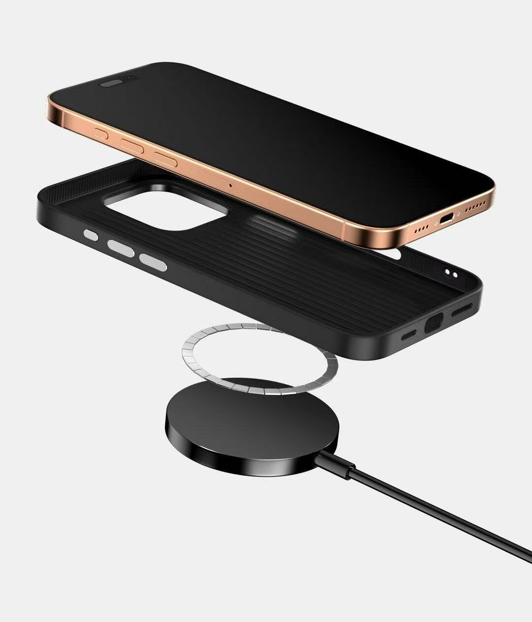 Чехол Питака MagEZ Case 4 для Apple iPhone 15 Pro Max Case- Синий — фото 1
