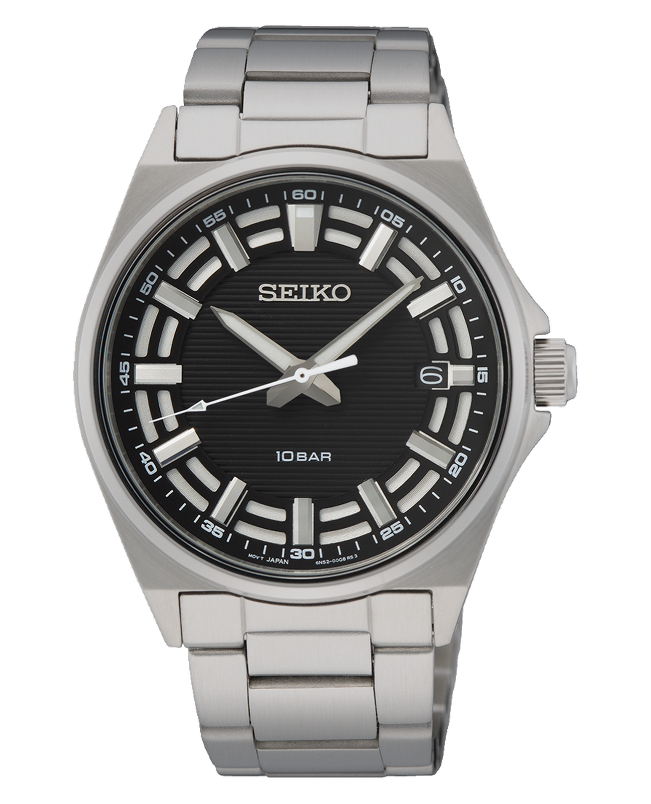 Наручные часы SEIKO CS Sports, черный/стальной