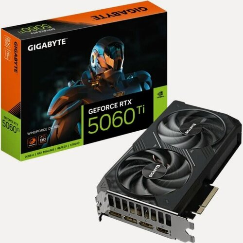 Изображение товара Видеокарта Gigabyte GeForce RTX 5060 Ti WINDFORCE OC 16G
