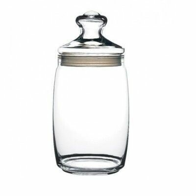 Банка "Чешни" с крышкой; стекло, резина; 0,92л; D94, H185мм.