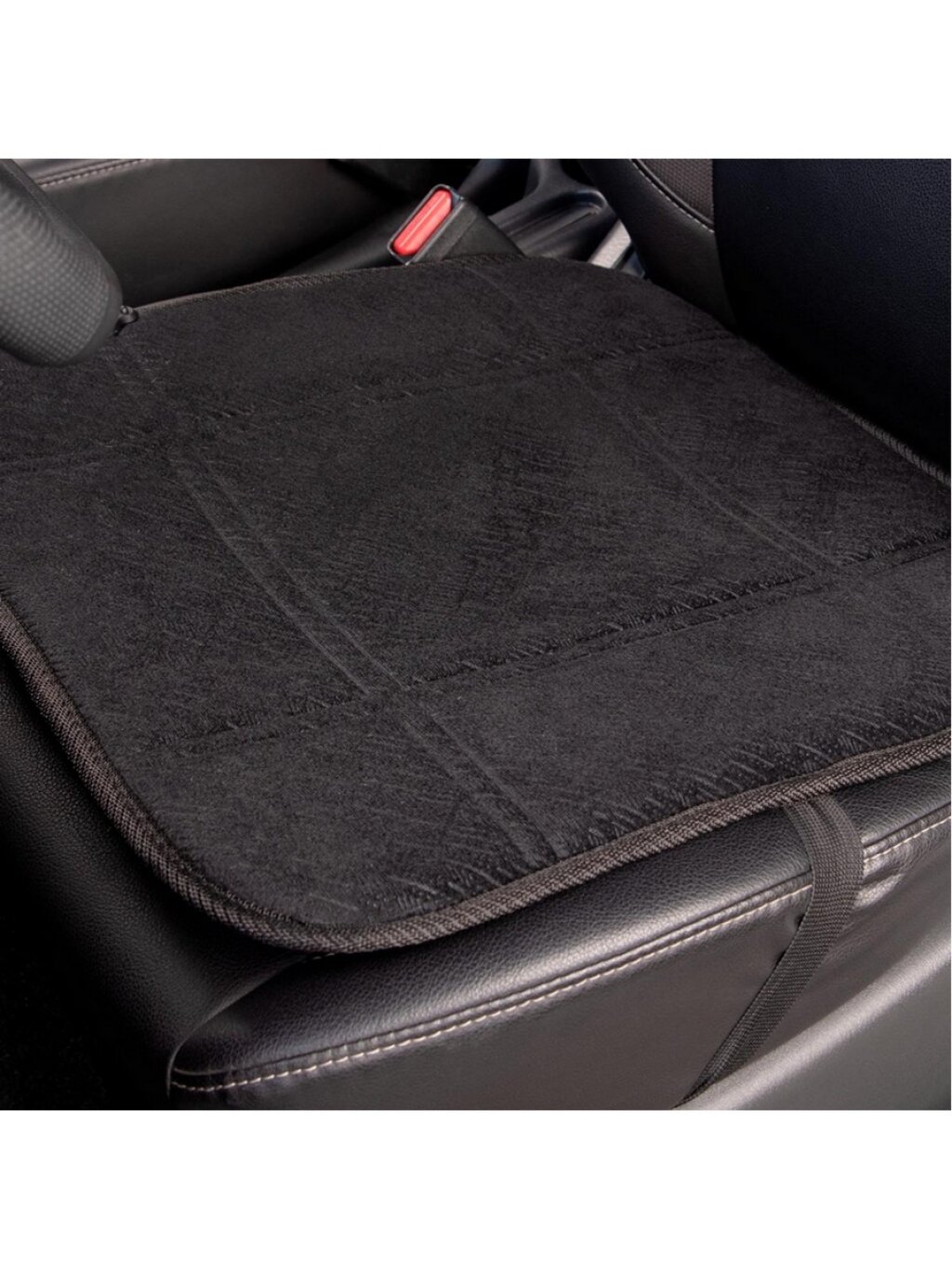 Подогрев сидений черный "SKYWAY" (без спинки 25А-3А 43х43 см) (1 шт.)