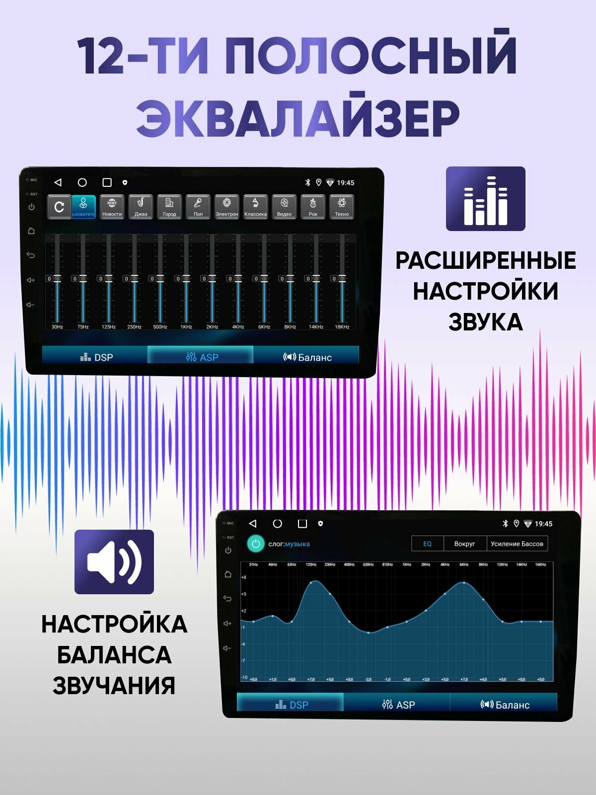 Магнитола Лада Веста NG 4/64Гб / Lada Vesta NG 2023+ 4 ядра Android 14 Wi-Fi CarPlay Android Auto Bluetooth GPS Вентилятор охлаждения — фото 1