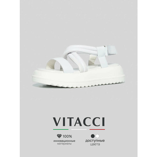 фото Сандалии vitacci, размер 36, белый