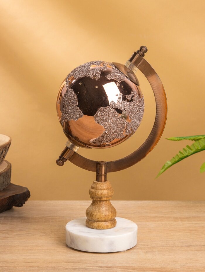 Глобус сувенирный «Сансет» 10×12.5×23 см стекло мрамор