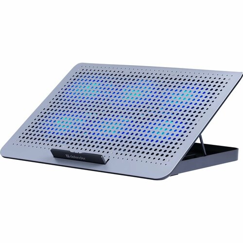 Подставка для ноутбука Defender NS-520 черныйсеребристый металл пластик макс диагональ 15 активное охлаждение кол-во вент 6 1539₽