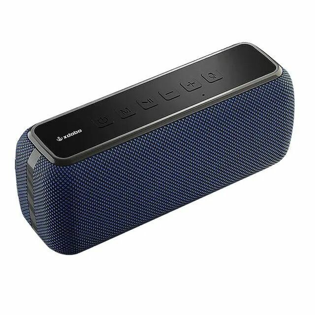 Портативная колонка Xdobo X8 60Вт, Bluetooth, micro SD, AUX, 6600мАч Синий