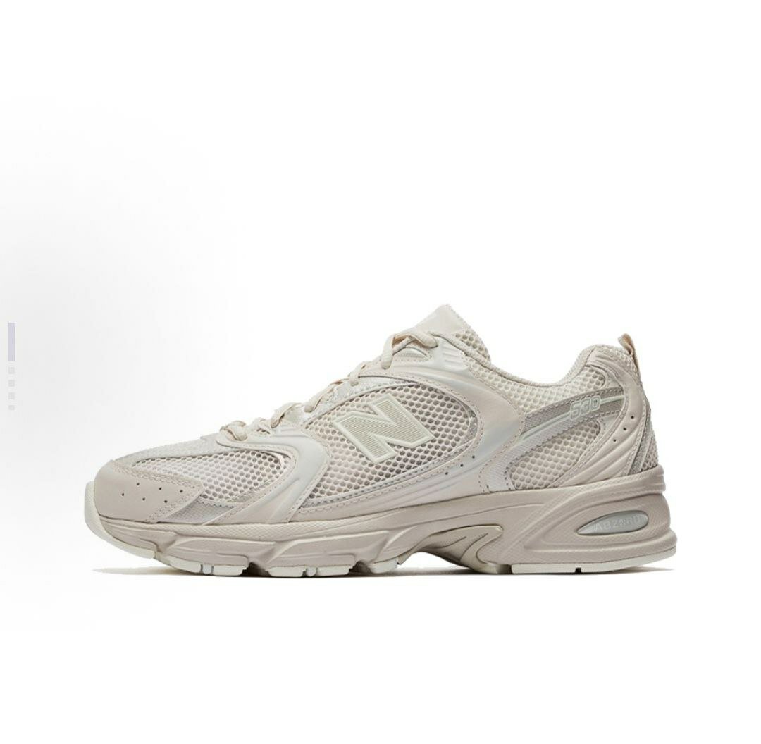 Кроссовки New Balance 530, полнота D, размер EU 38 | US 5.5 | 235 mm, White with natural indigo