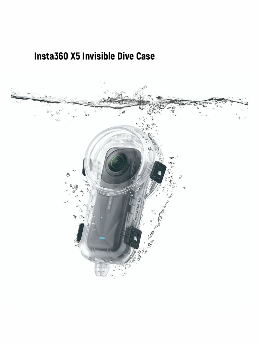 Аквабокс для Insta360 X5 Invisible Dive Case до 60м