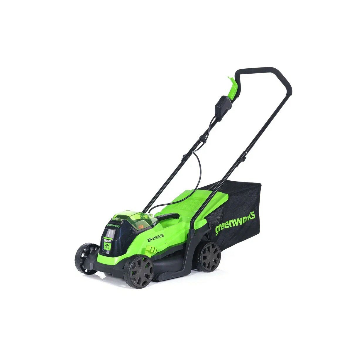 Газонокосилка аккумуляторная GREENWORKS GD24LM33 24V 33 см бесщеточная без АКБ и ЗУ