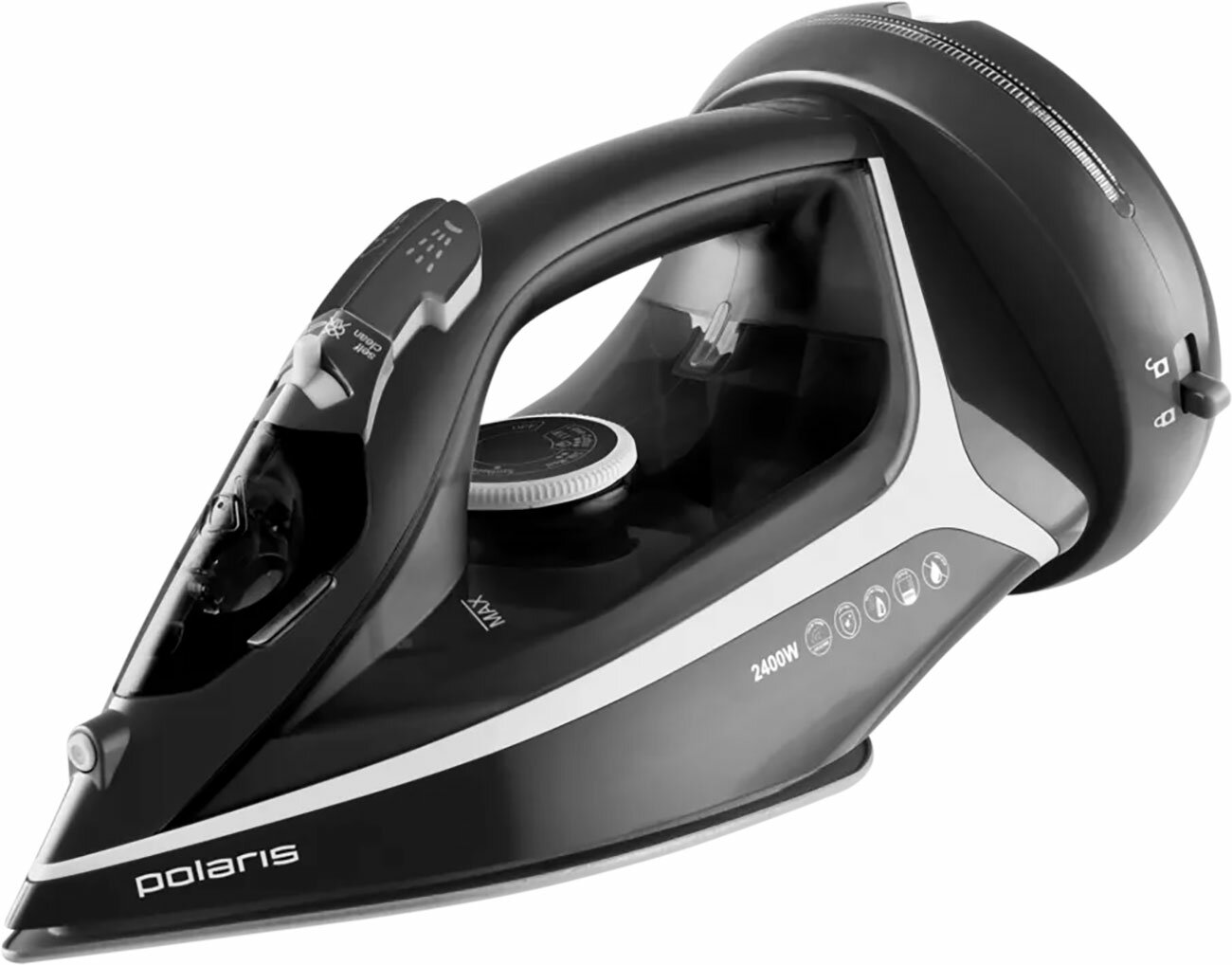 Утюг Polaris PIR 2444K Cord[LESS] черный/серебряный