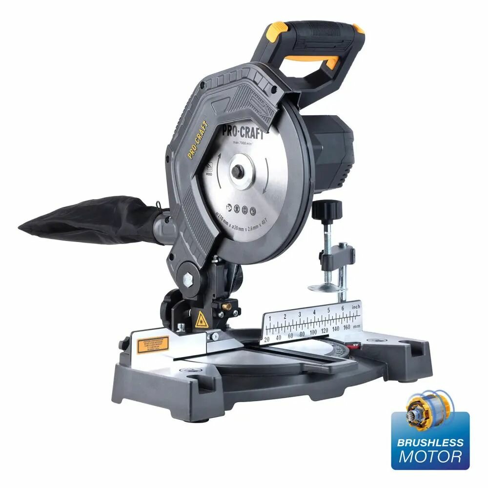 Аккумуляторная торцовочная пила Procraft PGS20 (без АКБ и З. У.)Brushless Motor