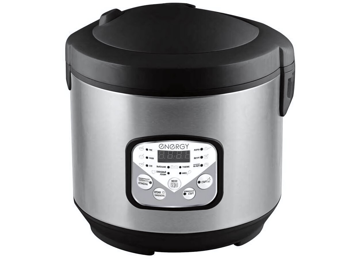 Мультиварка ENERGY EN-257 5л, 900Вт, нержавеющая сталь, 10 программ