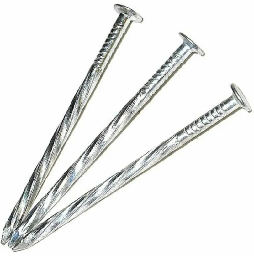 Гвозди винтовые (цинк)черт. 3.4х80 1кг