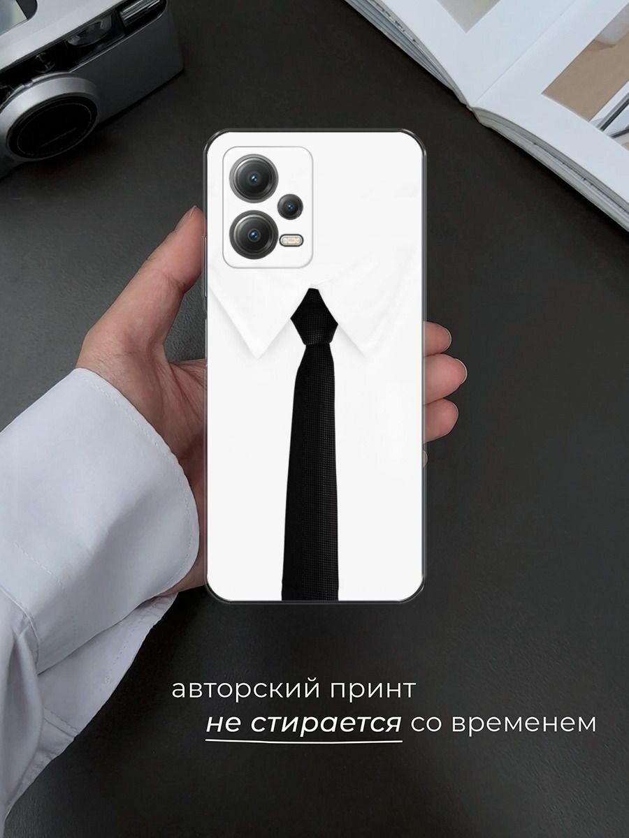 Чехол на Xiaomi Poco X5 5G / Сяоми Поко X5 5G с принтом "Галстук" — фото 1