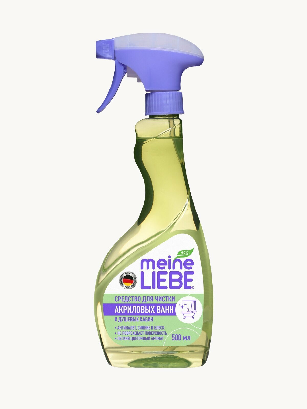 MEINE LIEBE Средство для чистки акриловых ванн и душевых кабин 500мл