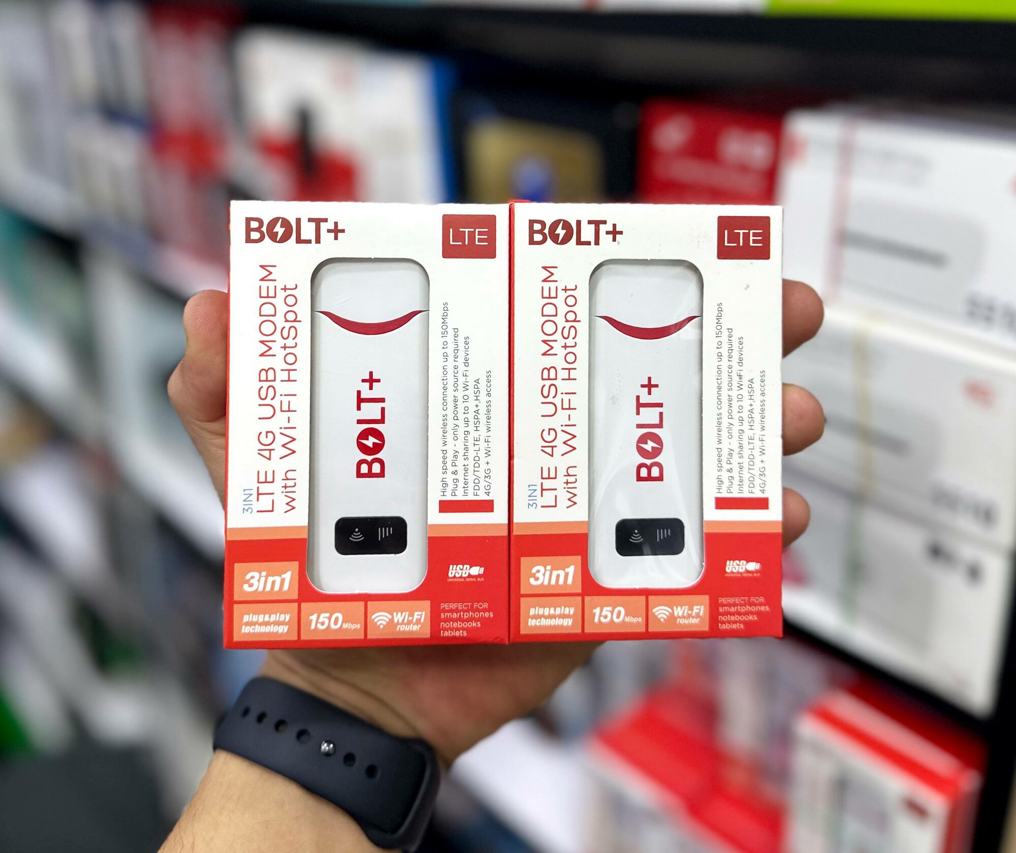 LTE 4G USB Modem with Wi-Fi HotSpot (Wi-Fi tarqatish nuqtasi bilan 4G USB modem