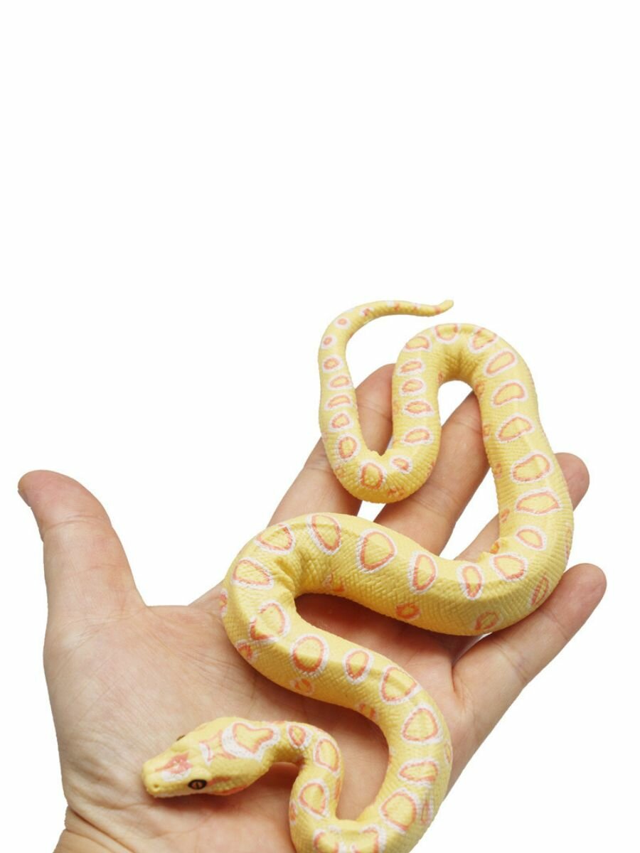 Фигурка змея Питон желтый — фото 1