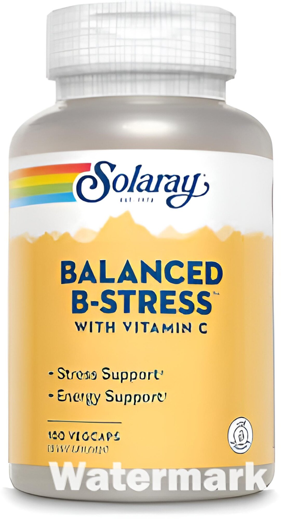 Solaray Balanced B‑Stress N100 — комплекс витаминов группы B для энергии, нервов и стресса