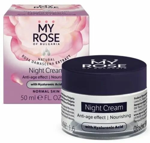 My rose of bulgaria ночной крем для лица 50 мл