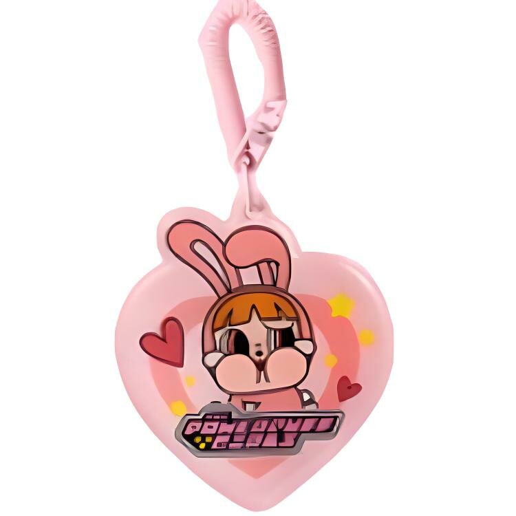 POP MART Коллекция Powerpuff Girls Держатель для карт Мистик Бокс, Confirmed-Flower Rabbit (Open)