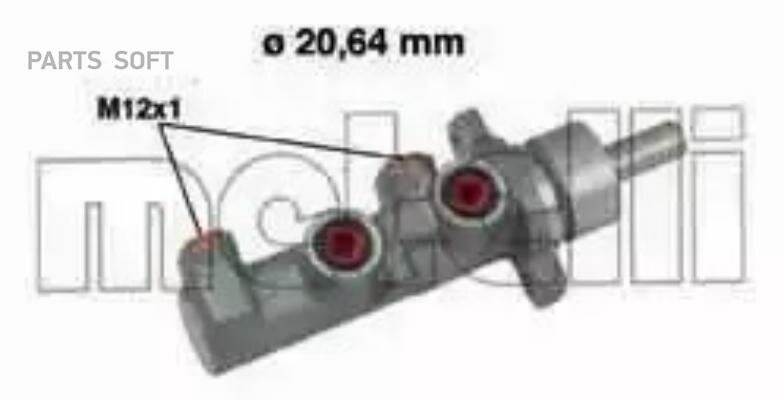 METELLI 050644 Главный тормозной цилиндр