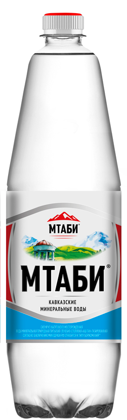 Вода минеральная мтаби природная лечебно-столовая Нагутская-26 
 газированная, 1.25л