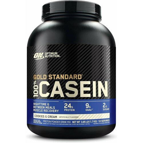 Optimum Nutrition Casein Protein 4lb (Cookies & Cream)