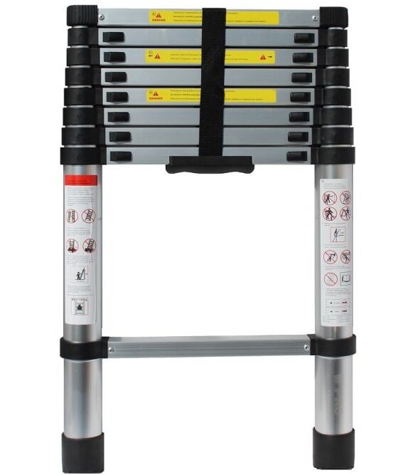 фото Лестница телескопическая Жираф 9 ступеней WIPRO 9909-26