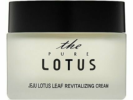 Крем для лица с экстрактом листьев лотоса THE PURE LOTUS Jeju Lotus Leaf Revitalizing Cream