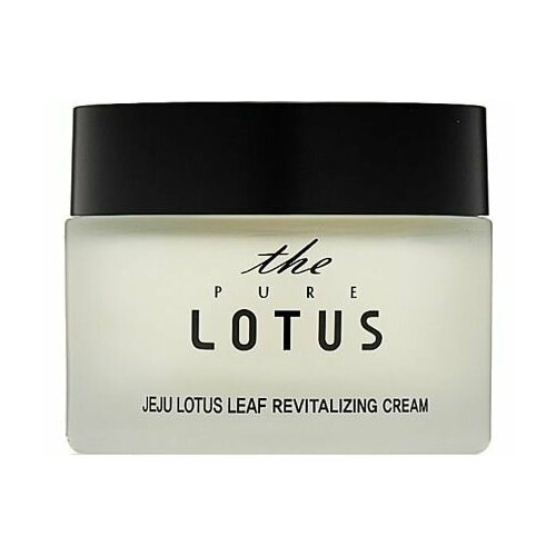 Крем для лица с экстрактом листьев лотоса THE PURE LOTUS Jeju Lotus Leaf Revitalizing Cream