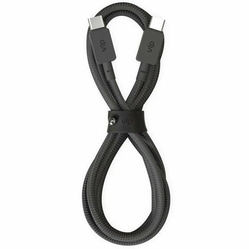 Кабель VLP Nylon Cable USB С - USB C 100W 2м черный 1990₽