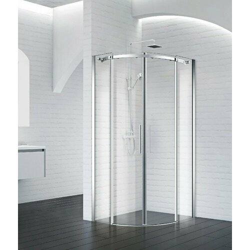 Душевой уголок BelBagno Acqua R2 90x90 см прозрачное стекло хром ACQUA-R-2-90-C-Cr