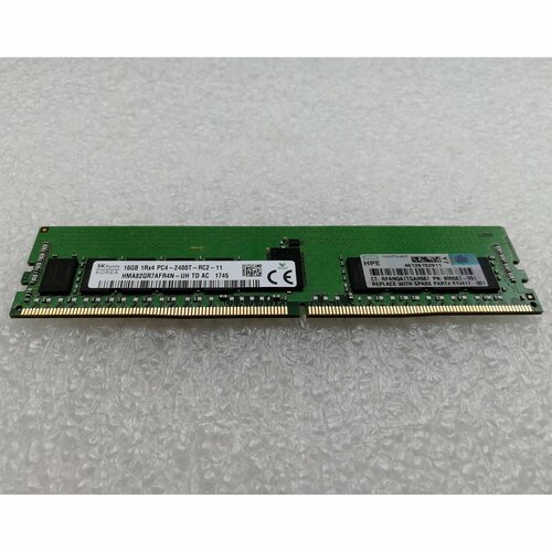 Оперативная память HP 805349-B21 16G 2400MHz DDR4 RDIMM серверная 819411-001 809082-091 Single Rank x4 PC4-19200 CAS-17 748100₽