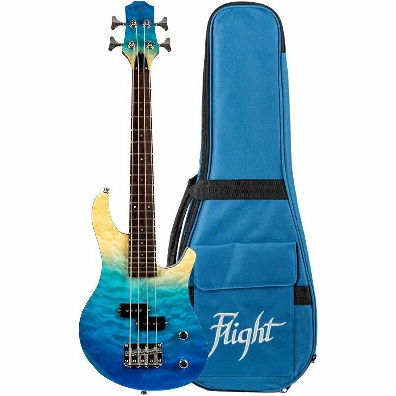 Электроукулеле бас Flight Mini Bass TBL