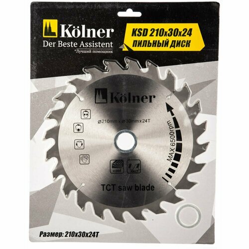 Диск пильный Kolner SD210*30*24