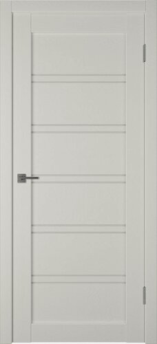 Изображение товара Дверь межкомнатная с коробом и наличниками ДП Atum Pro Х28 600*2000 Milky white (white cloud)