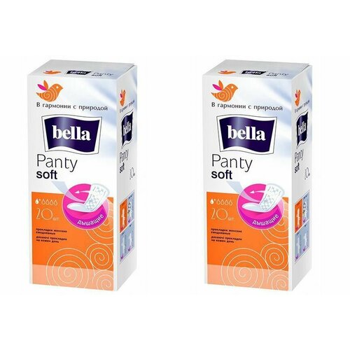 Bella Прокладки Panty soft ежедневные, 20 шт, 2уп.