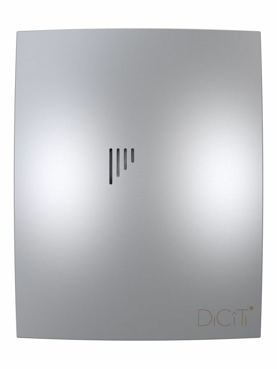 Вентилятор накладной DICITI BREEZE-5C-Gray-metal, D125 мм обр. клапан