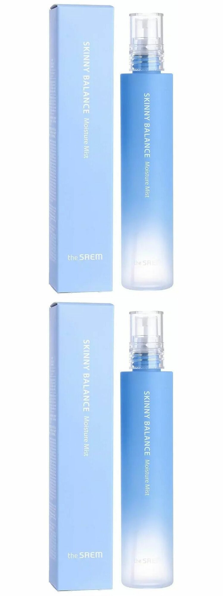 The Saem Спрей для лица Skinny Balance Moisture mist, увлажняющий, 75 мл, 2 шт.