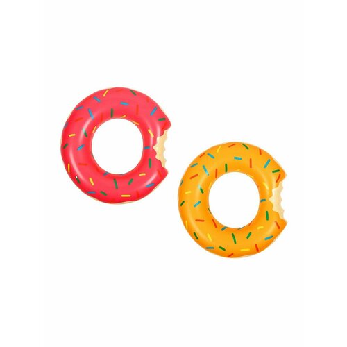 Круг надувной пончик 65см розовый 700₽