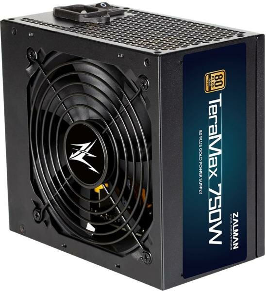 Zalman ZM750-TMX2, 750W, ATX12V v3.0, APFC, 12cm Fan, 80+ Gold Gen5, Full Modular, Retail