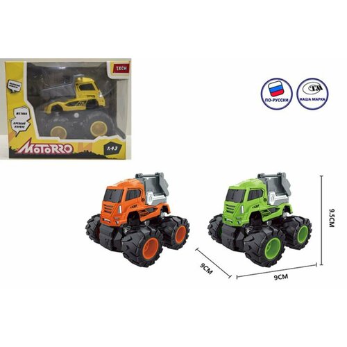 Машинка металлическая ТМ MOTORRO, Big Foot, 1:43, серия Tech, 14x11,5x10 см машинка motorro city hl1145 1 1 34 12 5 см в ассортименте