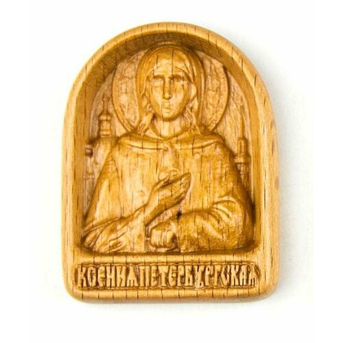 Икона на дереве резная Святая Блаженная Ксения Петербургская икона на дереве резная святая блаженная ксения петербургская профиль