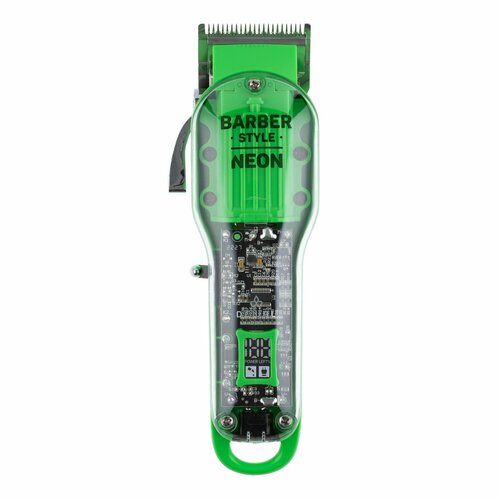 Машинка для стрижки DEWAL PRO BARBER STYLE NEON GREEN аккумсет 6000 обмин нож 45 мм 08 - 20 мм 6 нас 366400₽