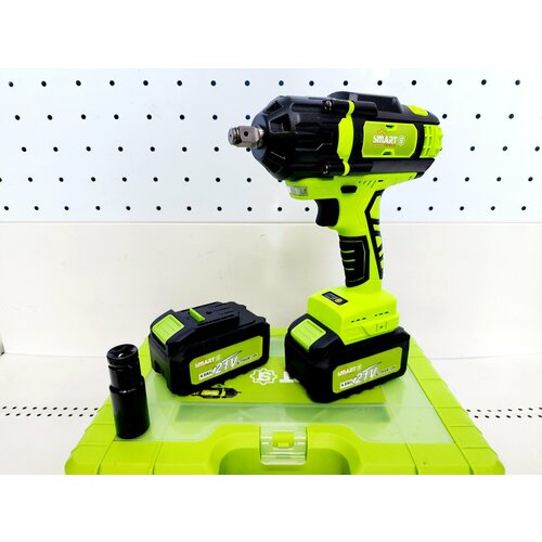 Аккумуляторный бесщеточный ударный гайковерт SMART 880Hm 12 21В 4Ач кейс 11290₽