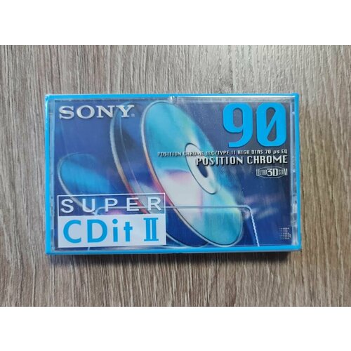 Аудиокассета SONY CDit II аудиокассета sony cdix ii 10