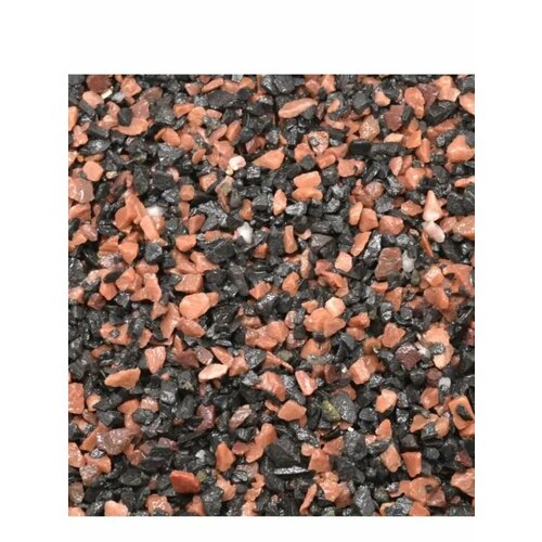 Bestmineral Грунт микс №6 (красно-черный) (1 кг) грунт м2 радуга 3 л 4 интерьерный