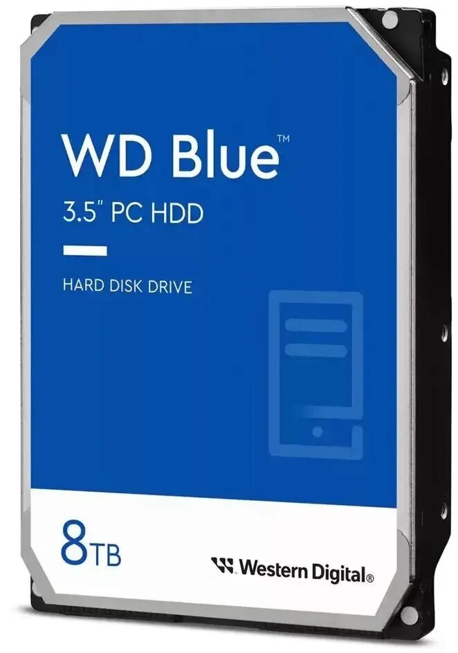 Жесткий диск Western Digital Blue SATA-III 8TB (WD80EAAZ)