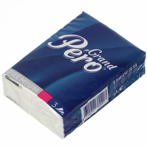 Платочки Pero бумажные носовые 3-слойные 12 шт 79₽